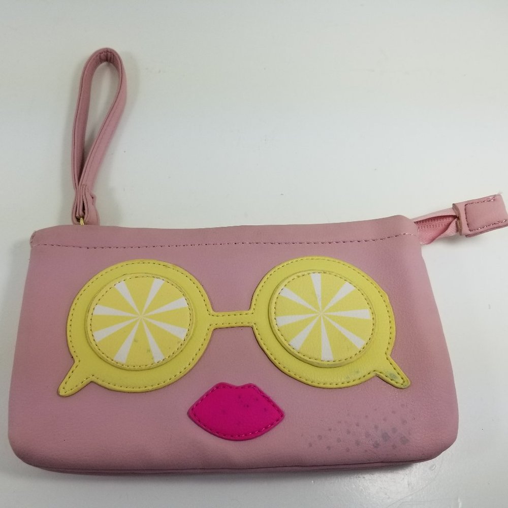 Betsey Johnson wristlet, zip pocket